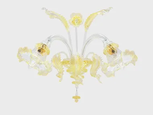 ATENA D'ORO - Murano glass wall lamp _ Sogni Di Cristallo